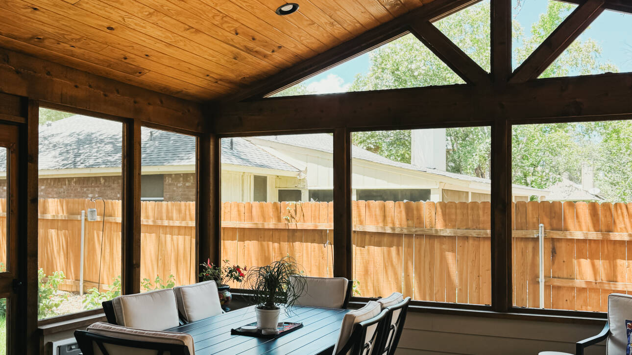Expert porch addition by TheFixItChick in Austin, TX